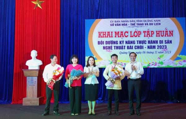 88 học viên tham gia tập huấn Nghệ thuật Bài Chòi