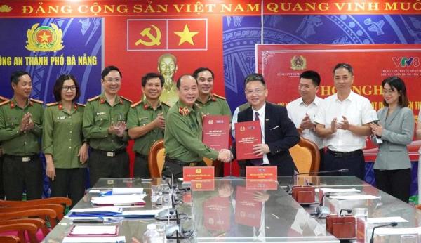 Công an TP Đà Nẵng - VTV8 ký Quy chế phối hợp tuyên truyền bảo đảm an ninh trật tự giai đoạn 2025-2030