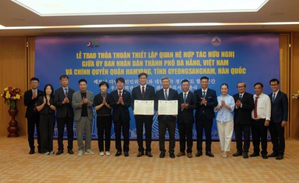 Mở rộng hợp tác hữu nghị giữa TP Đà Nẵng và quận Hamyang (Hàn Quốc) trên nhiều lĩnh vực trọng điểm