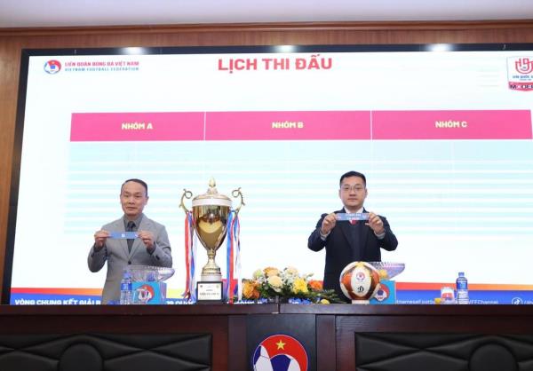 Bốc thăm xếp lịch thi đấu VCK giải Vô địch U.19 quốc gia