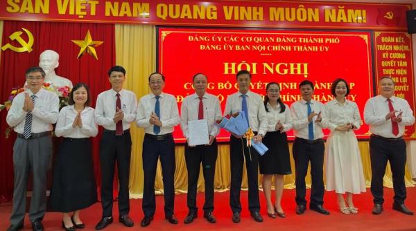 Kiện toàn tổ chức Đảng bộ Ban Nội chính Thành ủy Đà Nẵng