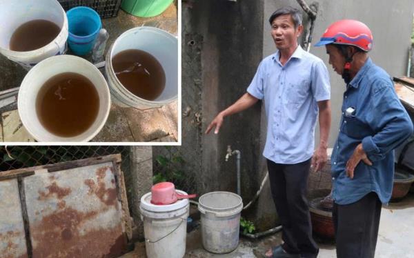 Hàng trăm hộ dân khổ vì nước sinh hoạt nhiễm phèn