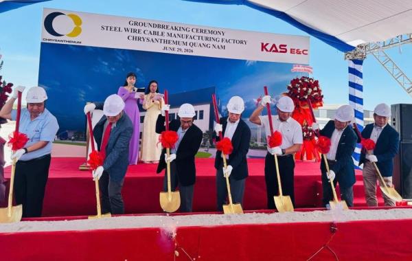 Đầu tư Nhà máy sản xuất cáp thép 6.000 tấn/năm tại KCN Tam Thăng 2