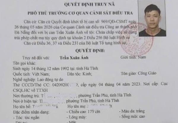 Truy nã đối tượng liên quan đến ma túy
