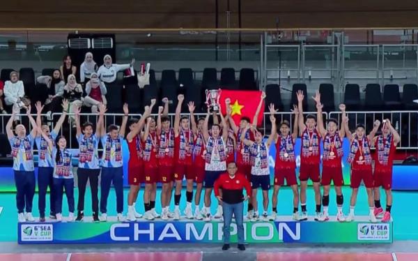 Bóng chuyền nam Việt Nam lần đầu vô địch SEA V.Cup 2026