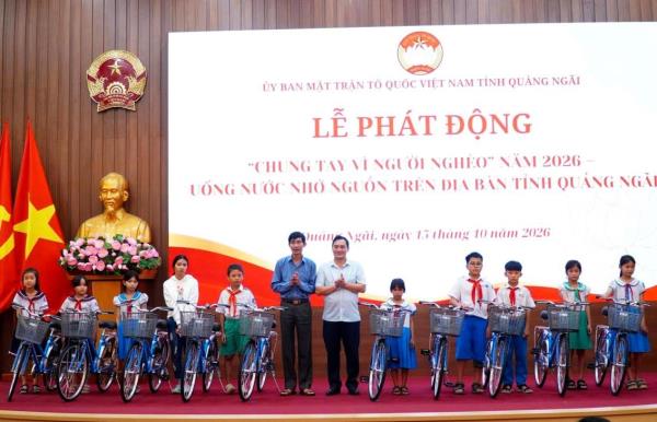 Quảng Ngãi vận động hơn 14 tỷ đồng chăm lo người nghèo, gia đình chính sách