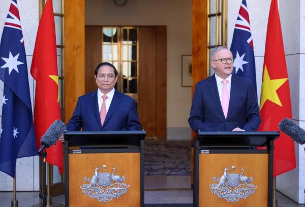 Việt Nam - Australia công bố thiết lập quan hệ Đối tác Chiến lược toàn diện