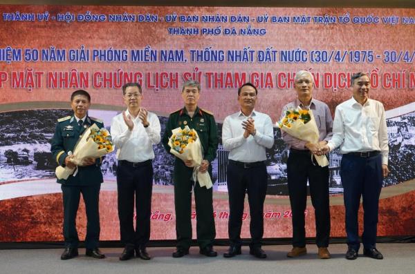 Gặp mặt, tri ân nhân chứng lịch sử tham gia Chiến dịch Hồ Chí Minh