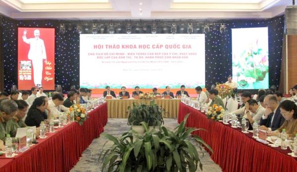 Chủ tịch Hồ Chí Minh - Biểu tượng cao đẹp của ý chí, khát vọng độc lập của dân tộc, tự do, hạnh phúc cho nhân dân