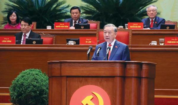 Thông qua danh sách các đồng chí trúng cử vào Ban Chấp hành Trung ương Đảng khóa XIV