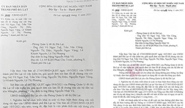 Điều tra nghi vấn làm giả văn bản chấp thuận cho mở đường