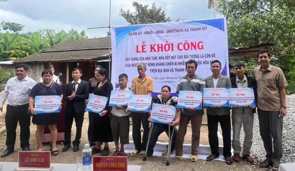 Khởi công xóa nhà tạm cho thân nhân người có công cách mạng
