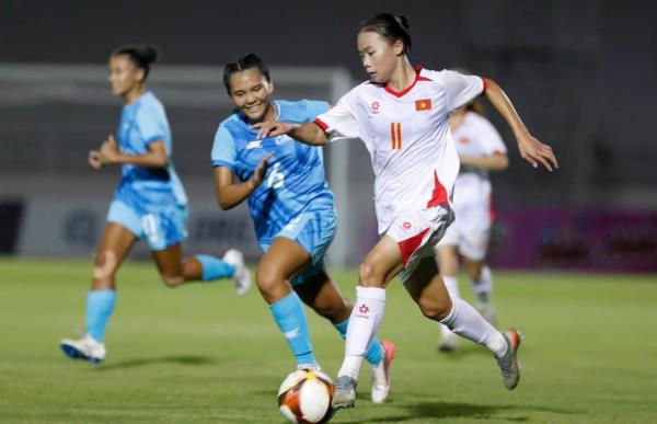 Thắng 20-0, U.17 nữ Việt Nam dẫn đầu bảng D