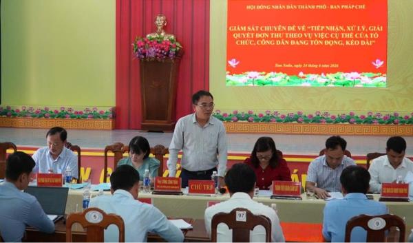 Giám sát việc giải quyết hồ sơ đất đai tồn đọng tại Tam Xuân và Tam Anh