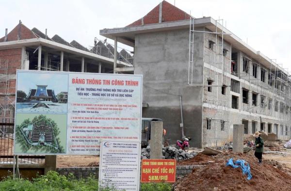 Chạy đua tiến độ hoàn thành trường học vùng biên trước thềm năm học mới