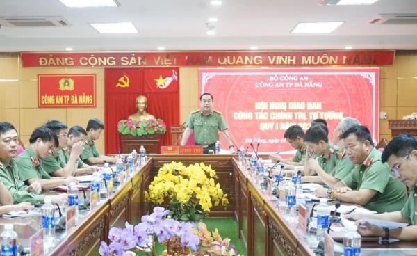 Đẩy mạnh công tác chính trị, tư tưởng, xây dựng lực lượng Công an Đà Nẵng vững mạnh toàn diện