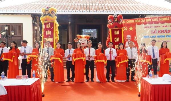 Khánh thành Nhà lưu niệm Chí sĩ Trần Quý Cáp