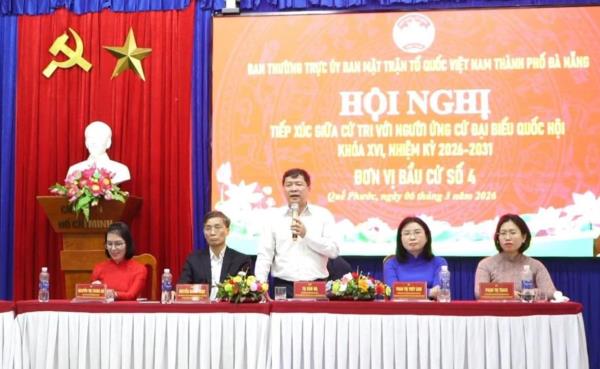 Ứng cử viên ĐBQH và HĐND cam kết vì cuộc sống nhân dân, góp sức phát triển Đà Nẵng