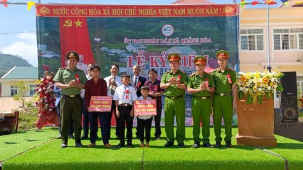 Đắk Nông: Công an huyện Đắk Glong xây dựng 2 nhà tình nghĩa và nhận đỡ đầu 5 cháu mồ côi