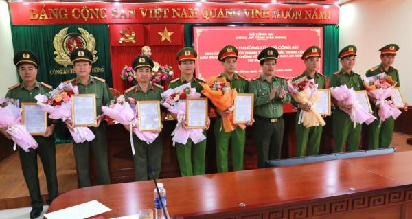 Hiệu quả từ phong trào thi đua Vì an ninh Tổ quốc ở Công an Đắk Nông