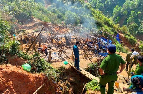 Truy quét vàng tặc, bắt nhiều tội phạm tại các bãi vàng