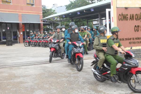 Công an quận Thanh Khê ra quân thực hiện đợt cao điểm tấn công, trấn áp các loại tội phạm