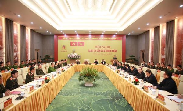 Tổng Bí thư Nguyễn Phú Trọng dự, chỉ đạo Hội nghị Đảng uỷ Công an Trung ương