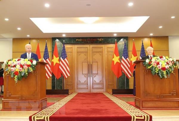 Việt Nam - Hoa Kỳ nâng tầm quan hệ đối tác chiến lược toàn diện