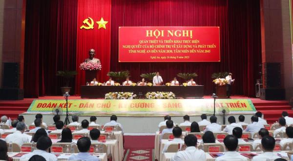 Xây dựng và phát triển tỉnh Nghệ An xứng đáng là quê hương của Chủ tịch Hồ Chí Minh