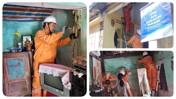 PC Quảng Ngãi: Sửa chữa, tư vấn sử dụng điện miễn phí cho các hộ nghèo nhân Tháng tri ân khách hàng 2023