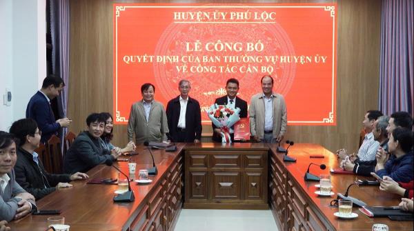 Huyện ủy Phú Lộc có tân Chánh văn phòng