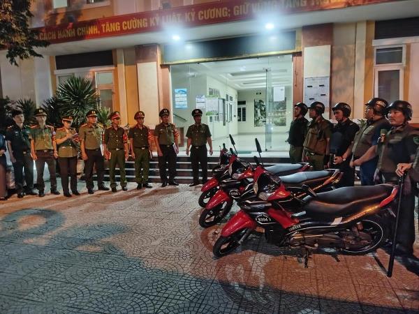 Đoàn công tác của Bộ Công an khảo sát thực tế hoạt động của Lực lượng Tuần tra 8394 Đà Nẵng