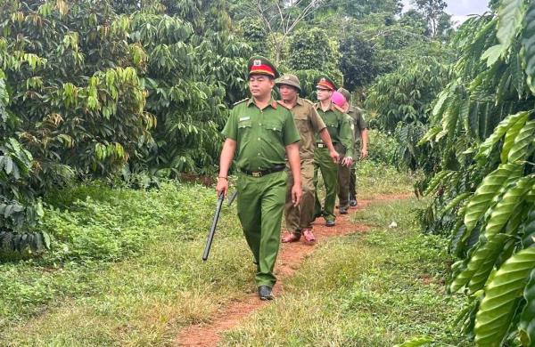 Công an xã Đắk Nia chủ động bảo đảm ANTT mùa thu hoạch nông sản