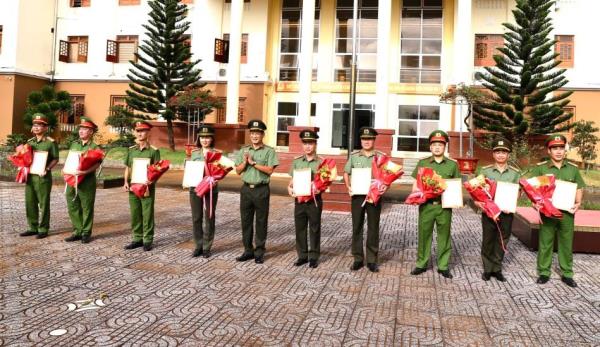Nhiều tập thể, cá nhân thuộc Công an tỉnh Đắk Nông được Bộ Công an khen thưởng