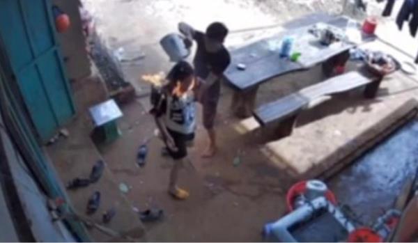 Bợm nhậu đổ xăng đốt vợ bầu