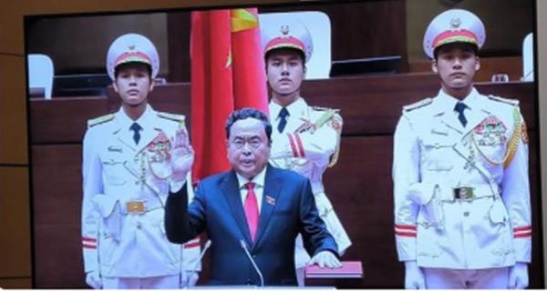Tân Chủ tịch Quốc hội Trần Thanh Mẫn tuyên thệ nhậm chức