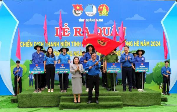 Tuổi trẻ Quảng Nam ra quân Chiến dịch Thanh niên tình nguyện hè năm 2024