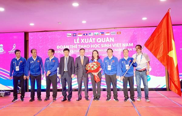 Đoàn thể thao học sinh Việt Nam đã sẵn sàng