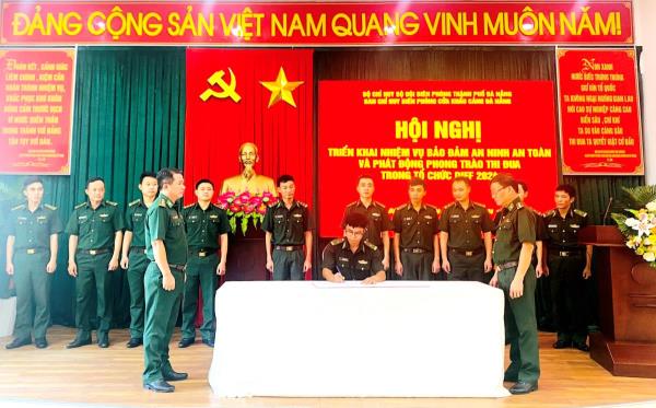 Biên phòng Cửa khẩu cảng Đà Nẵng phát động thi đua, triển khai nhiệm vụ bảo vệ an toàn Lễ hội pháo hoa quốc tế