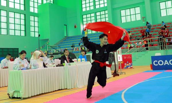 Đoàn thể thao học sinh Việt Nam tăng tốc