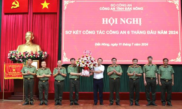 Công an Đắk Nông sơ kết công tác 6 tháng đầu năm 2024