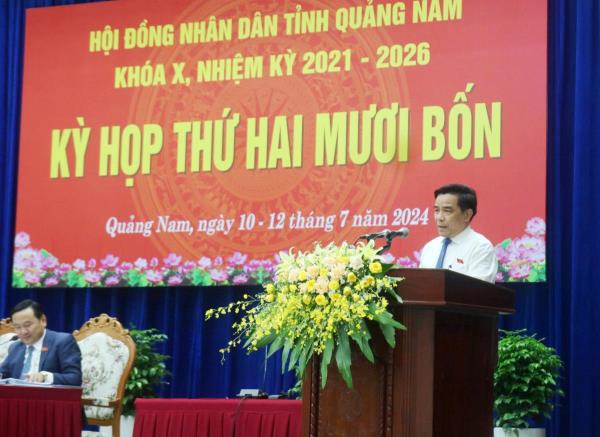 Kỳ họp thứ 24, HĐND tỉnh Quảng Nam khóa X thông qua nhiều nội dung quan trọng