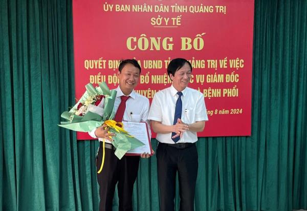 Quảng Trị: Bệnh viện Chuyên khoa Lao và bệnh phổi có tân Giám đốc