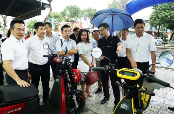 Khánh thành Trạm hoán đổi pin xe điện hai bánh đầu tiên tại TP Đà Nẵng