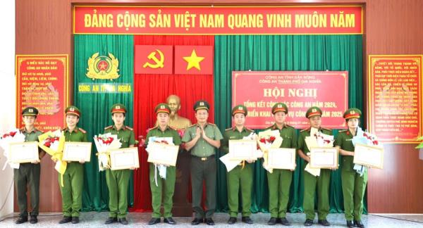 Công an thành phố Gia Nghĩa tổng kết công tác Công an năm 2024