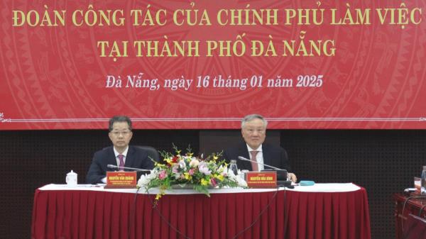 Đoàn công tác của Chính phủ làm việc với Đà Nẵng về tháo gỡ các khó khăn, vướng mắc đối với các dự án, đất đai