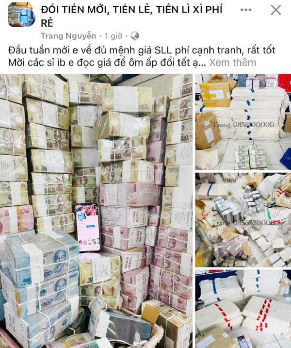 Cẩn trọng với dịch vụ đổi tiền mới trên mạng xã hội