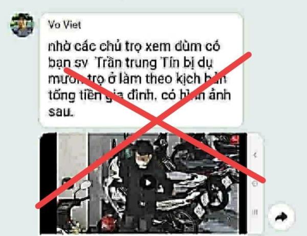 Thông tin sinh viên ở Đà Nẵng bị bắt cóc là sai sự thật