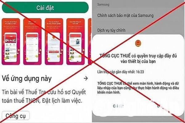 Cảnh giác thủ đoạn lừa đảo cập nhật thông tin thuế