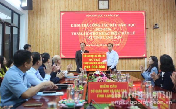 Đảm bảo điều kiện dạy và học tại các trường bị ảnh hưởng mưa lũ